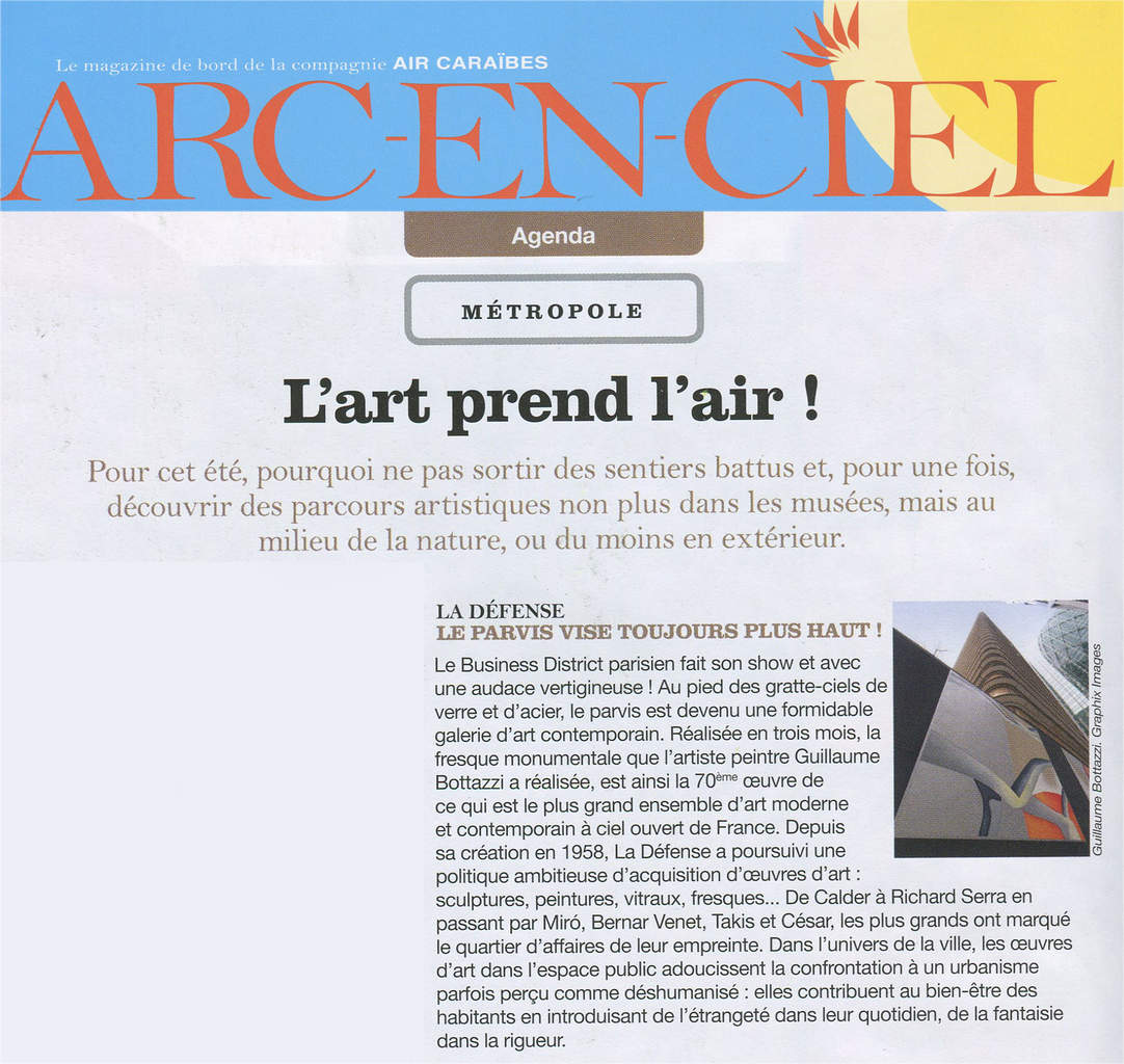 Arc-en-Ciel – Air Caraïbes, Guillaume Bottazzi