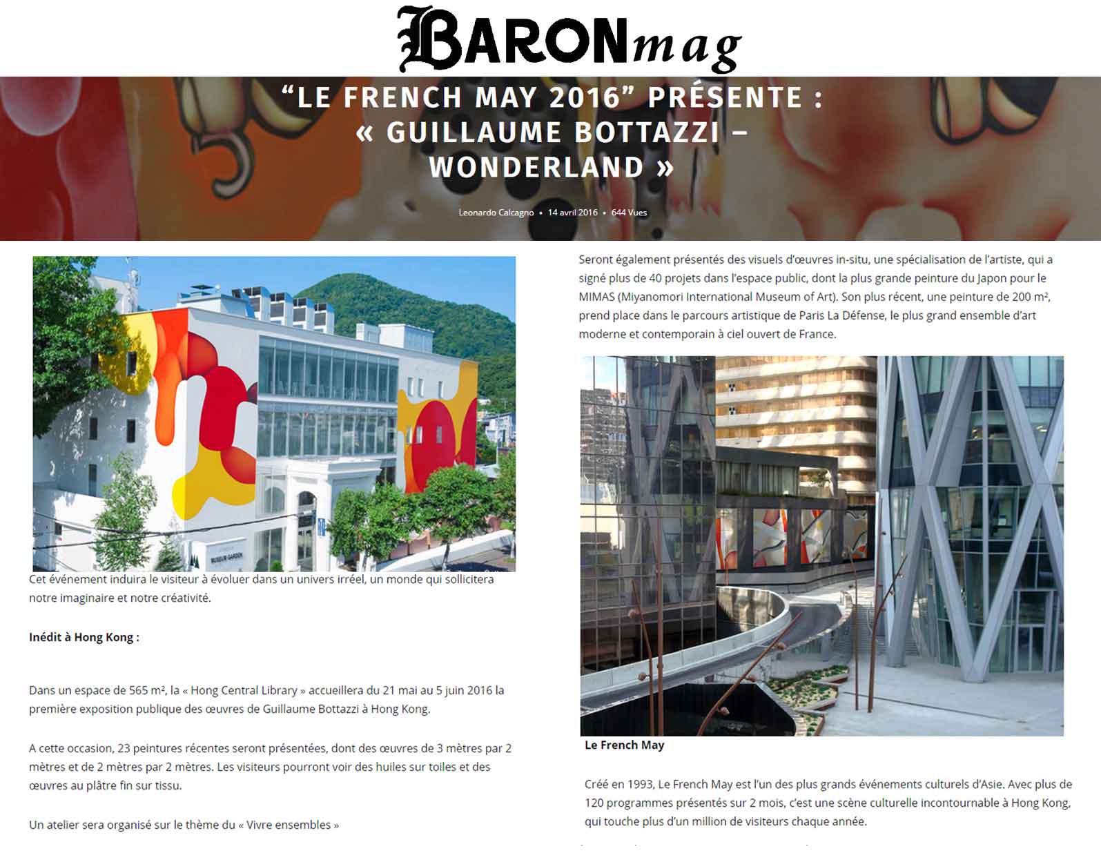 Baron Magazine – Québec, Guillaume Bottazzi