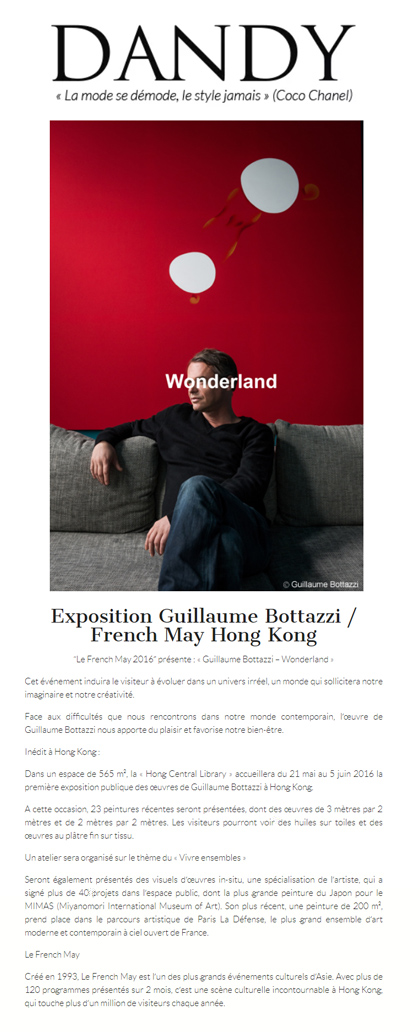 Dandy Magazine – France, Guillaume Bottazzi