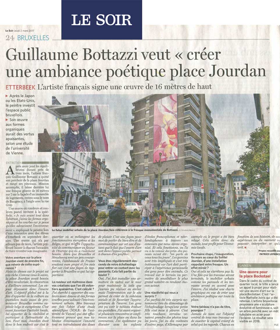 Le Soir – Belgique, Guillaume Bottazzi
