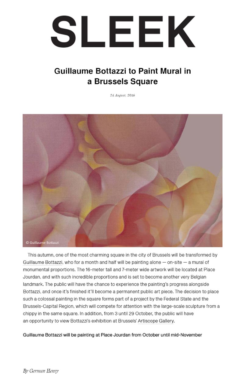 Sleek Magazine – Allemagne, Guillaume Bottazzi