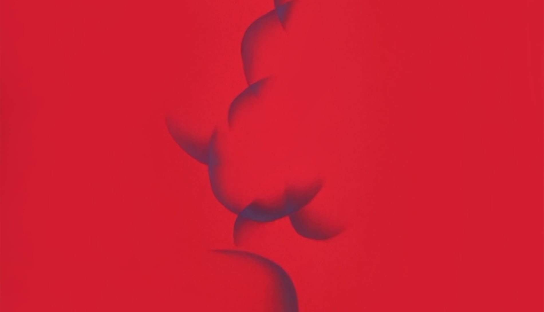 Guillaume Bottazzi's abstract painting. Painting on fabric, 240 x 190 cm, 2021.