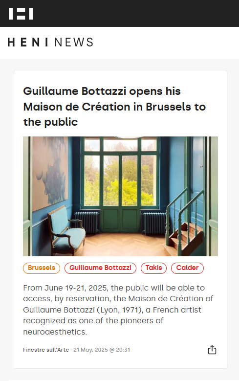 GUILLAUME BOTTAZZI IN BRUSSELS