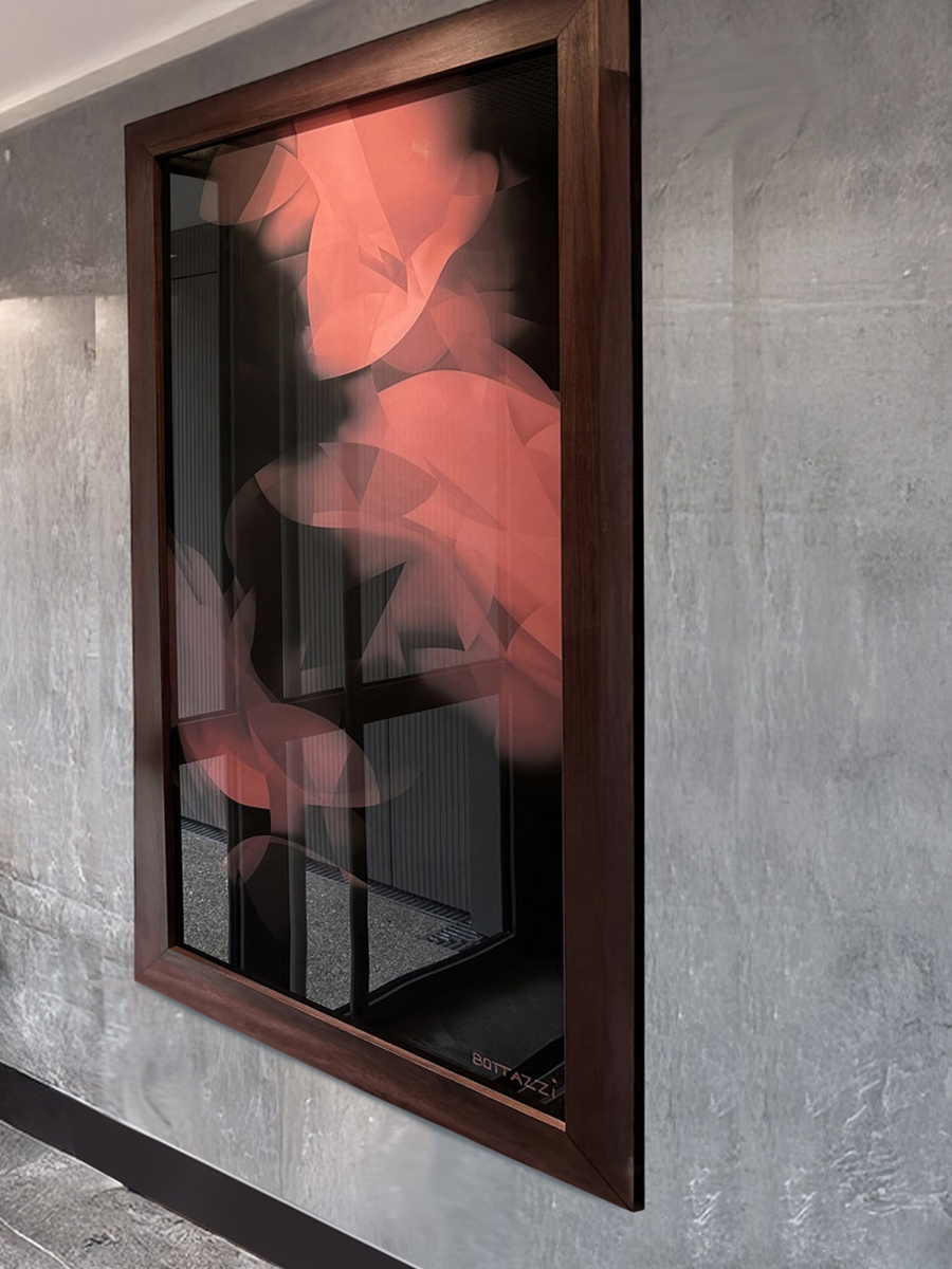 Guillaume Bottazzi, oeuvres in situ, émaux sur verre, Grand Paris