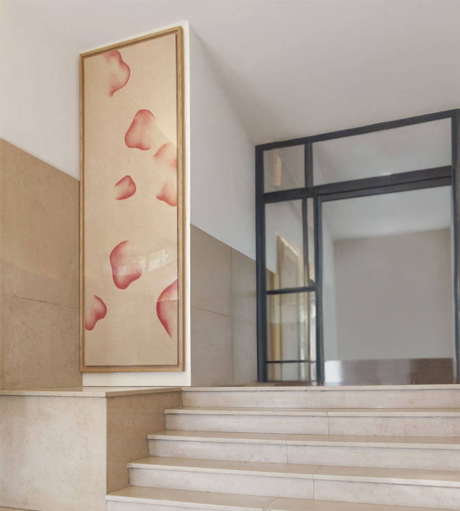 Oeuvre in situ de Guillaume Bottazzi, Paris 15ème.