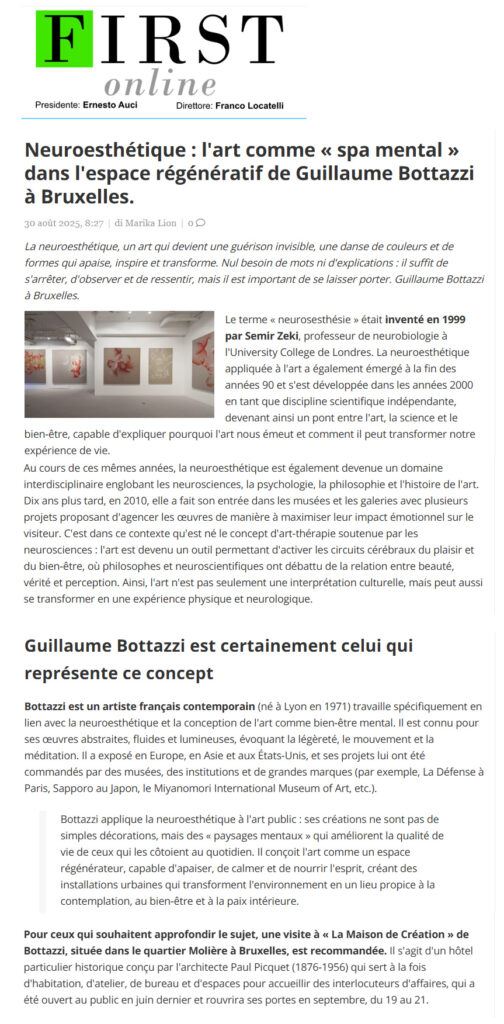 first online with guillaume bottazzi