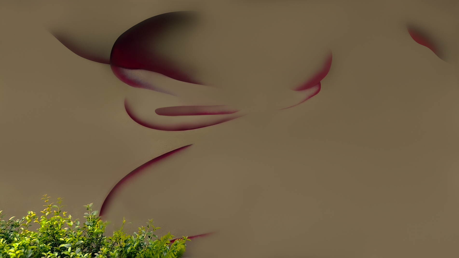 Guillaume Bottazzi's painting in Antwerp, Belgium, 2025