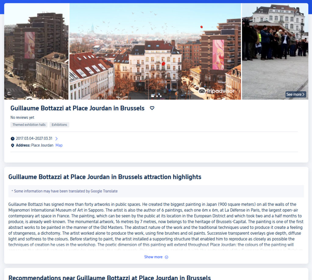 brussels art event guillaume bottazzi