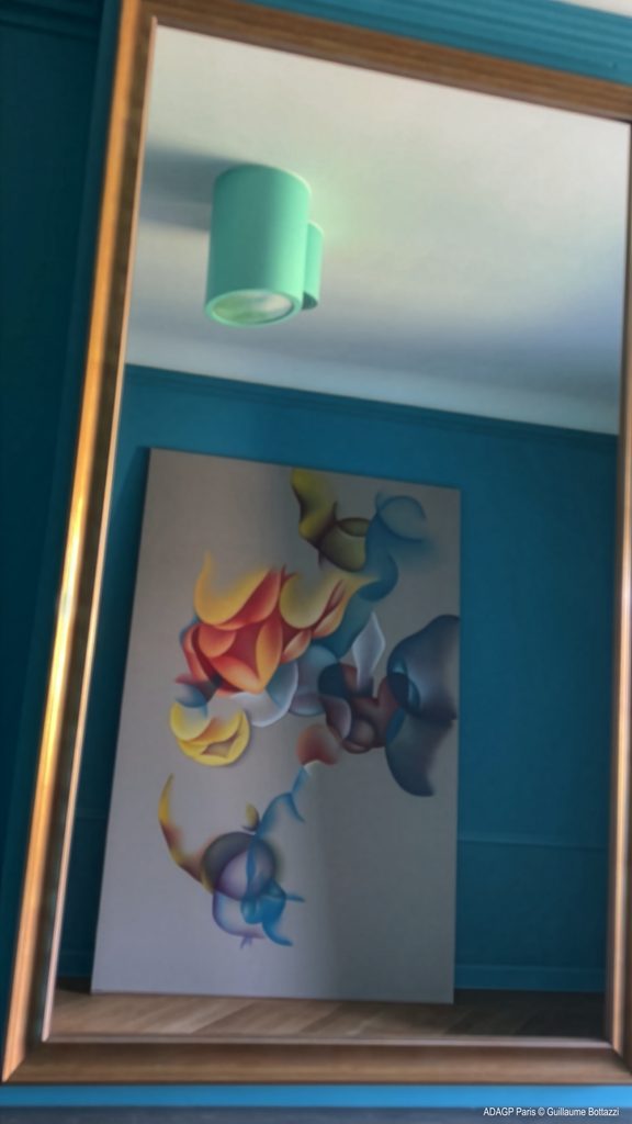 la couleur bleue avec le peintre Guillaume Bottazzi